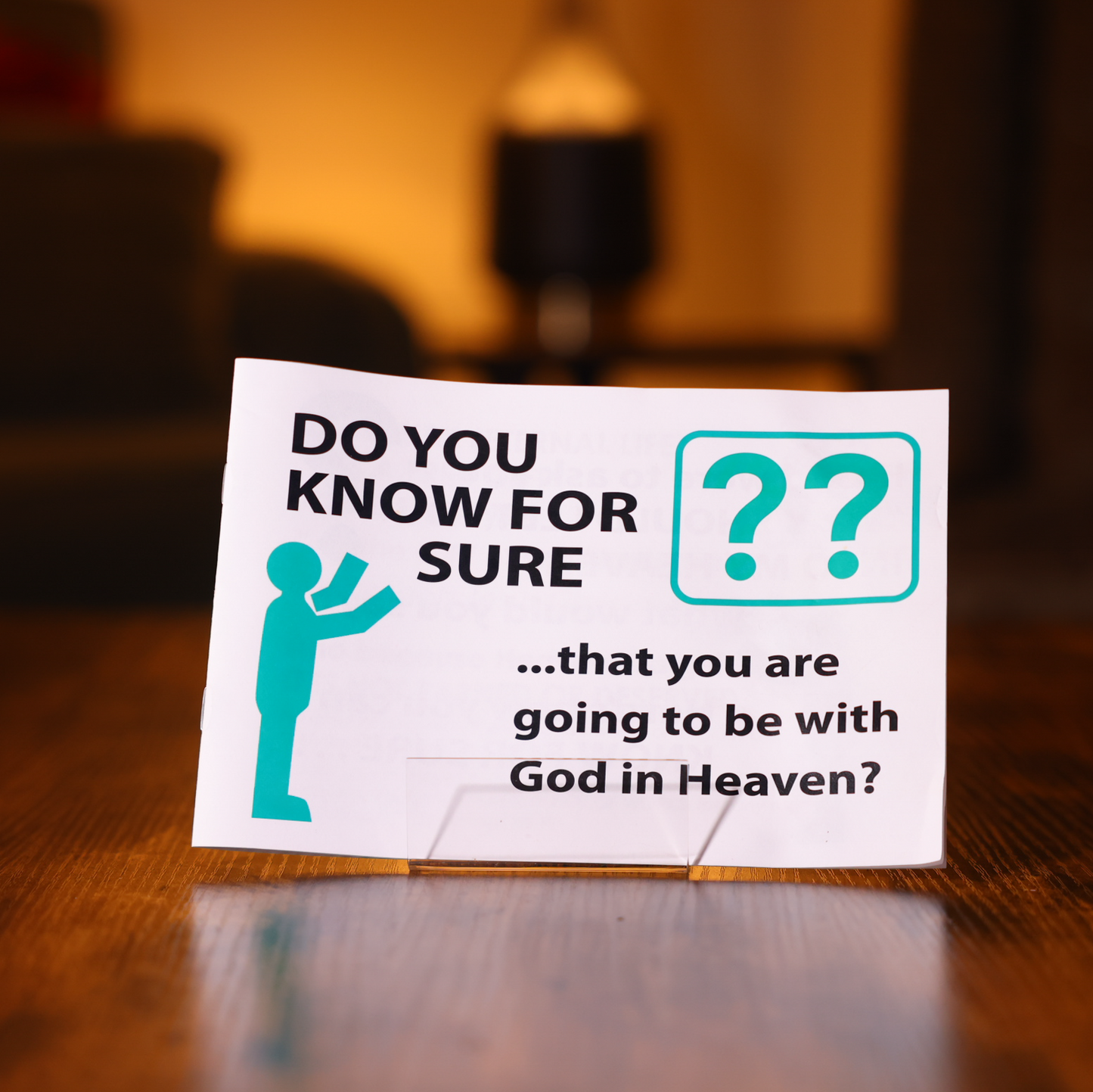 EG83-10 Giant Print - Do You Know For Sure Gospel Tract (pack of 10)